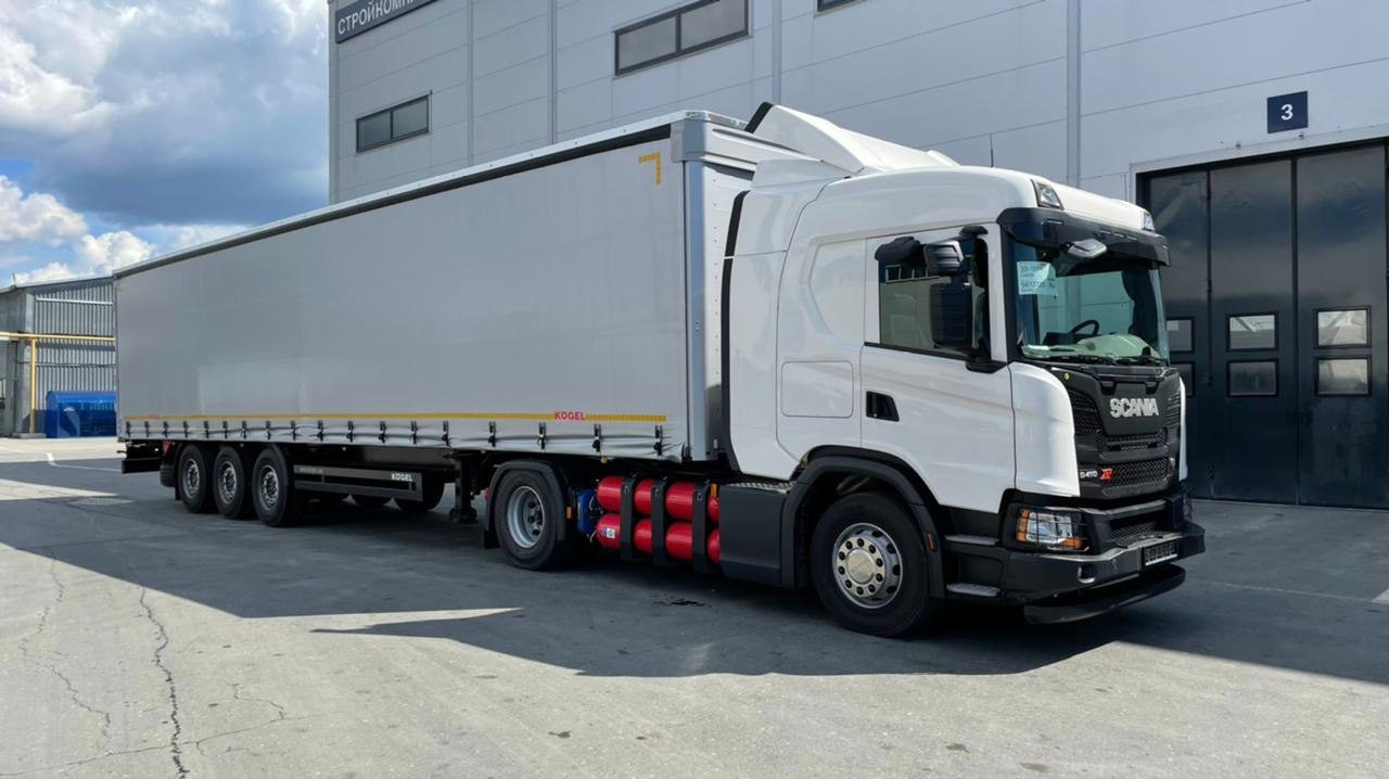 Компания ООО "УЗМК" приобрели седельный тягач Scania G410